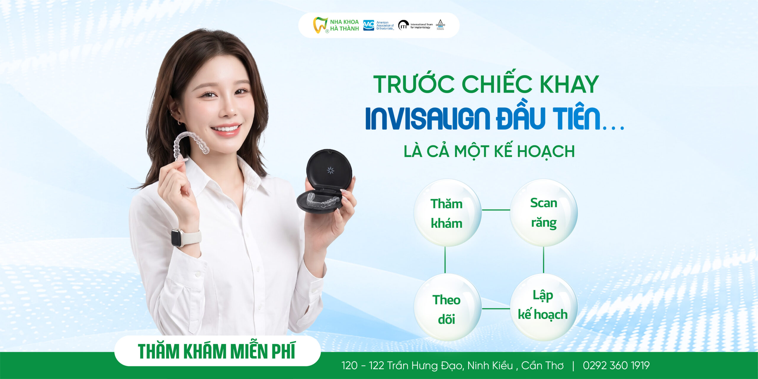 Quy trình niềng Invisalign – kế hoạch trước chiếc khay trong suốt đầu tiên