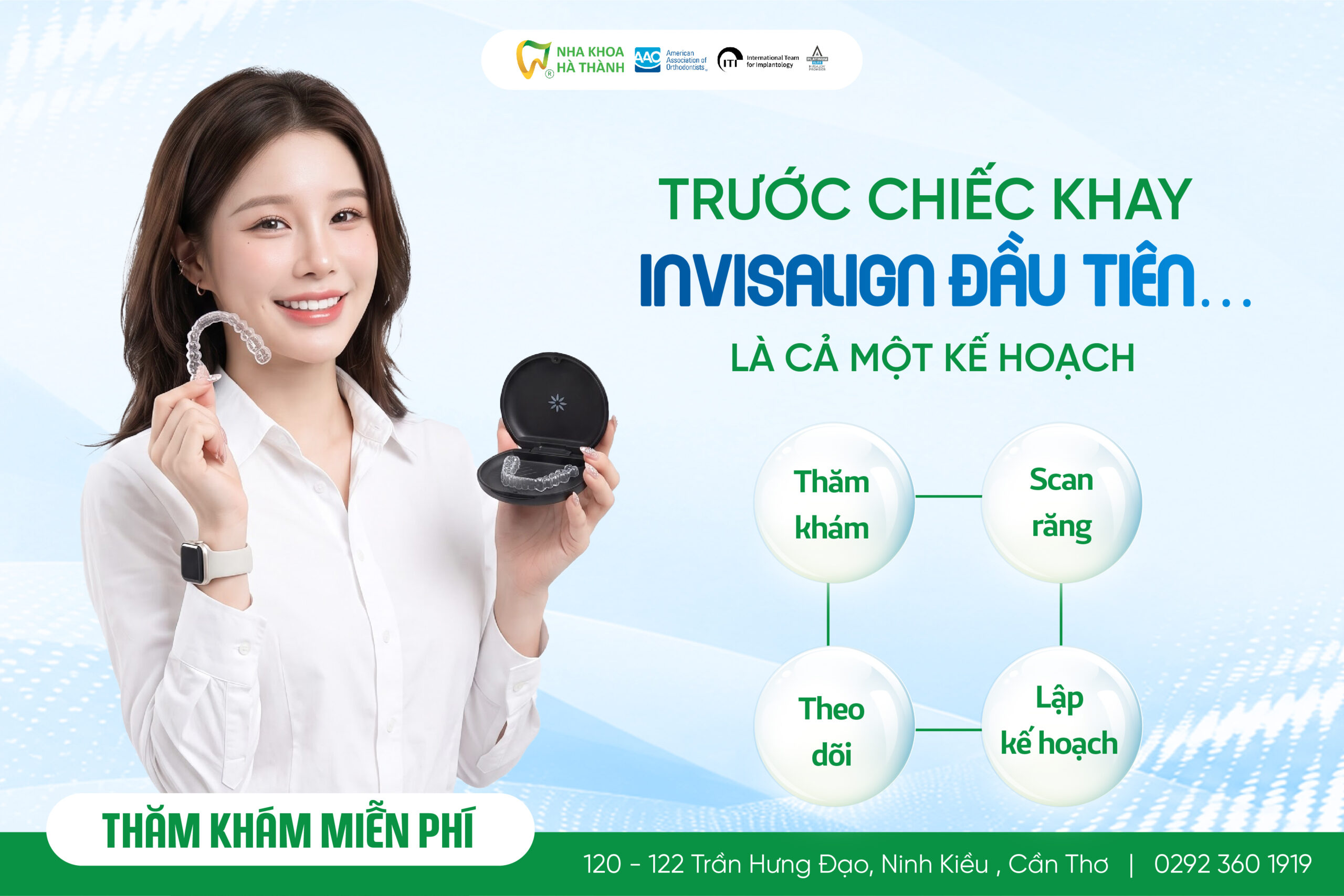 quy trình niềng Invisalign