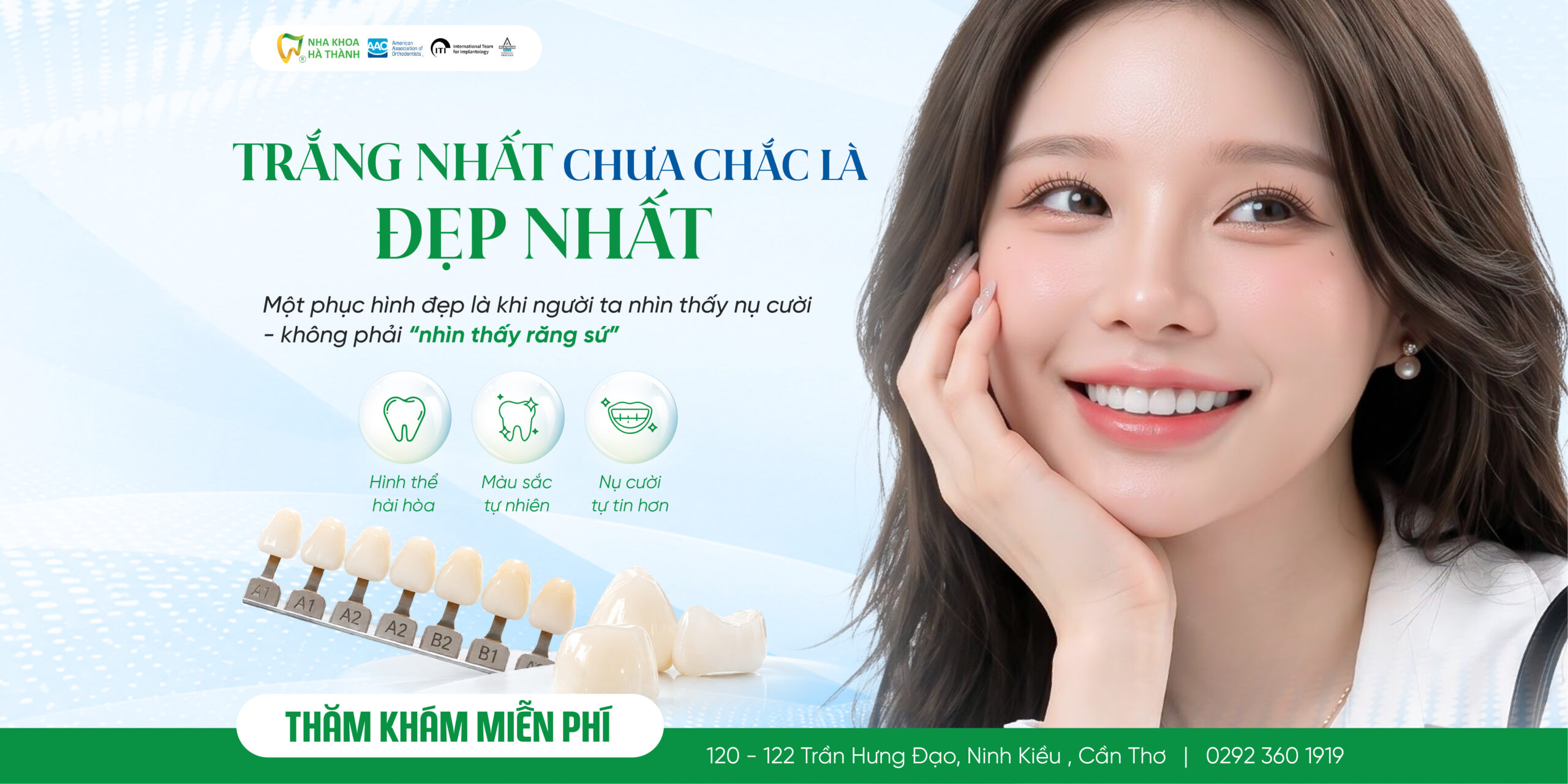 Răng sứ đẹp tự nhiên – hài hòa màu sắc, hình thể và nụ cười